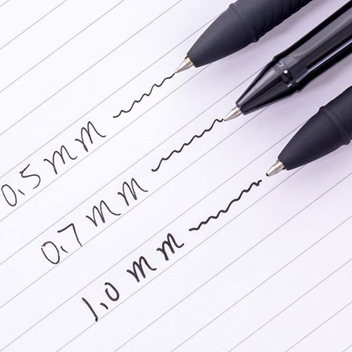 韩具办公百通大容量中性笔V-11/7/4 磨砂商务签字笔0.5/0.7/1.0mm