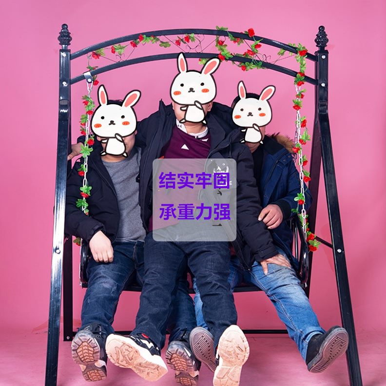 室外吊床室内儿童庭院别墅吊篮吊椅花园铁艺支架摇椅秋千成人阳台