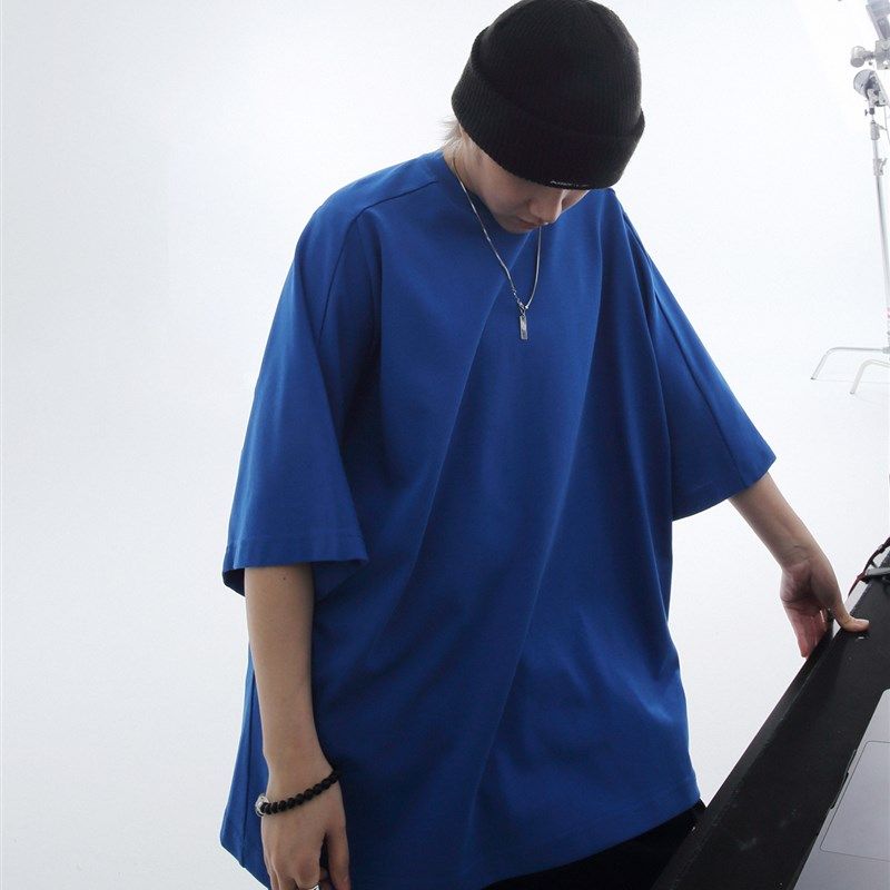 GRNL重磅300克凉感棉连身袖廓形结构超宽松七分袖大T恤男女款,男装,T恤,淘宝优惠券,粉丝福利购,淘宝优惠卷