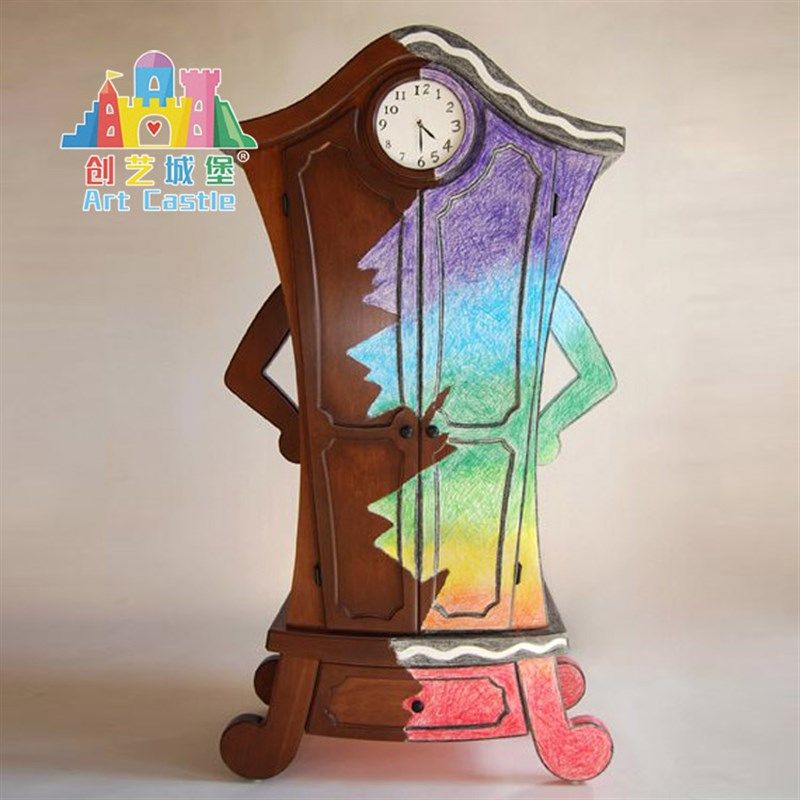 创艺城堡定制实木儿童家具卡通创意斗柜网红叉腰小人衣柜储物柜,住宅家具,儿童斗柜,淘宝优惠券,粉丝福利购,淘宝优惠卷