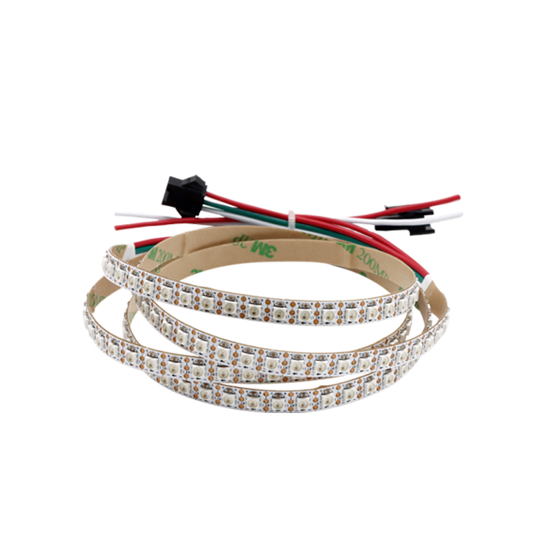 WS2812B幻彩灯带3535灯珠窄板144灯 LED全彩5V内置IC单点控软灯条