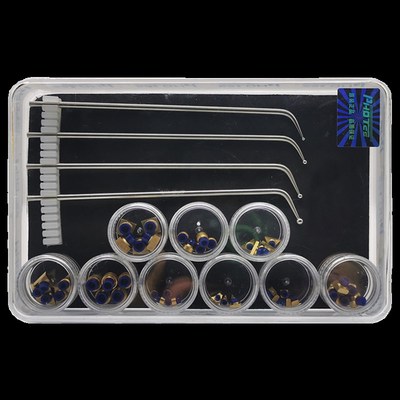 模具镜面抛光去料纹刀痕铜粒套装纯铜圆形方形三角形去焊疤铜环