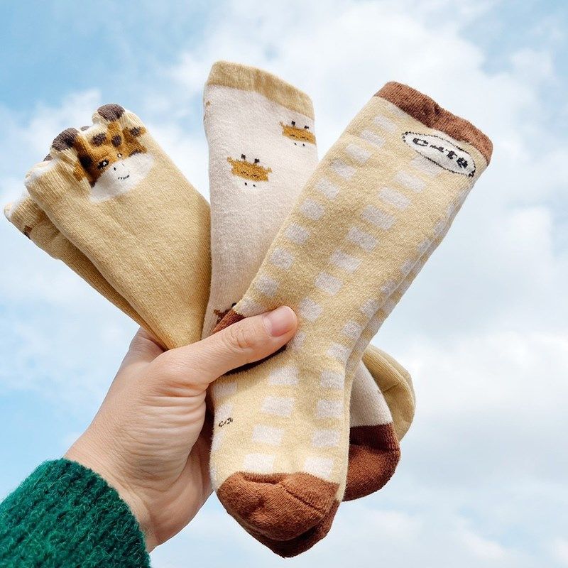 宝宝加厚毛圈袜婴儿袜冬男女童加绒中长筒毛巾袜子纯棉粉色保暖袜,童装/婴儿装/亲子装,儿童袜子(0-16岁),淘宝优惠券,粉丝福利购,淘宝优惠卷