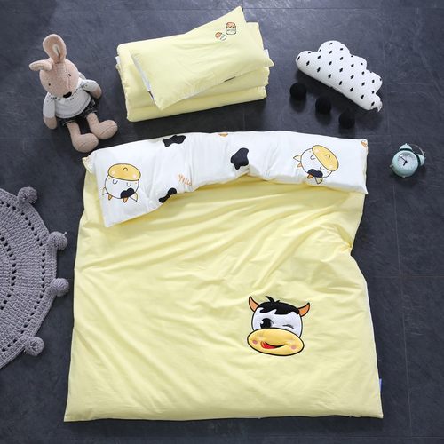 全棉幼儿园六件套纯棉被子三件套儿童午睡被褥含芯婴儿床上用品夏
