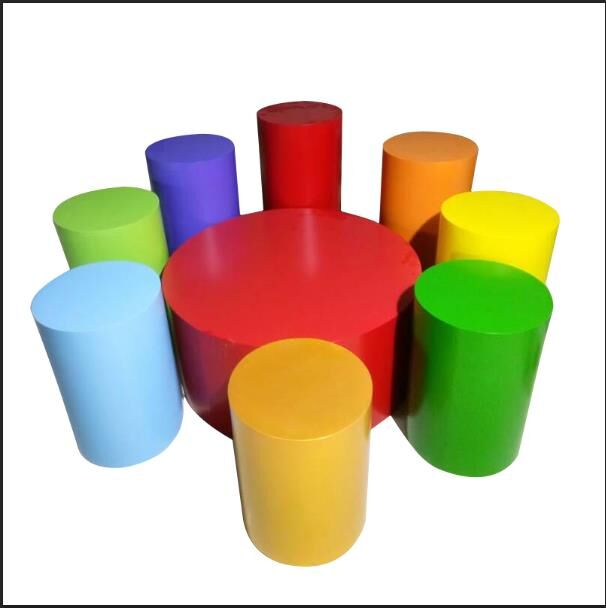 木质圆形中岛展示柜货架展示架鞋帽包包化妆品母婴展台地台陈列台