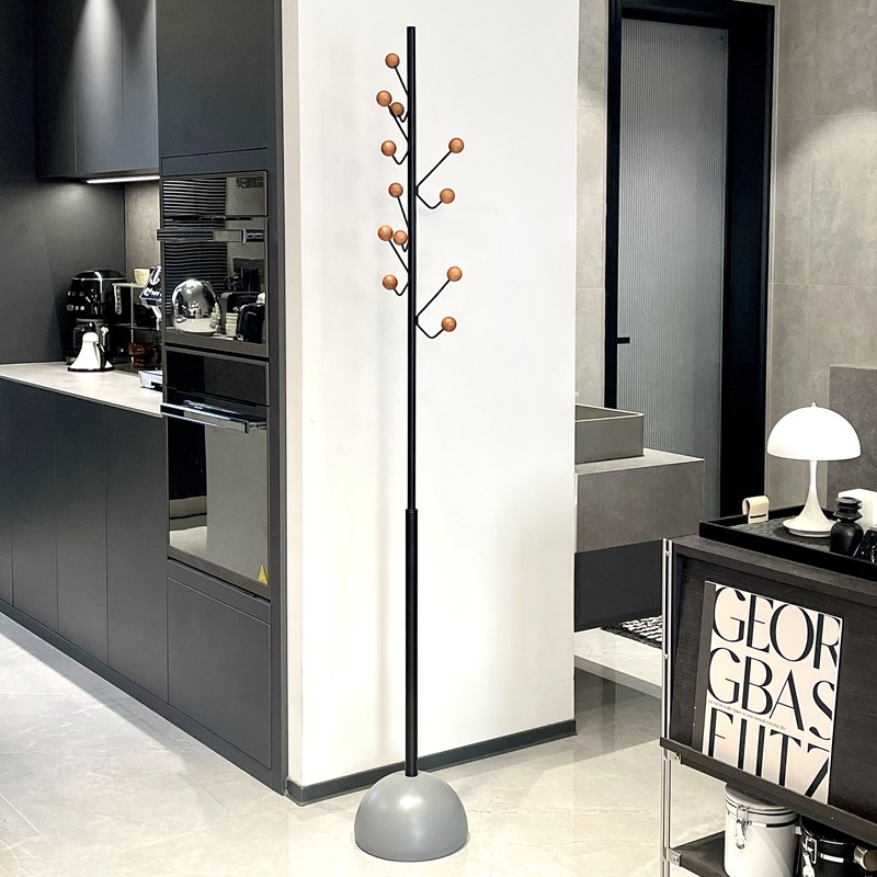 木球衣架家用落地挂衣架卧室衣帽架入户客厅主卧轻奢高级玄关挂架