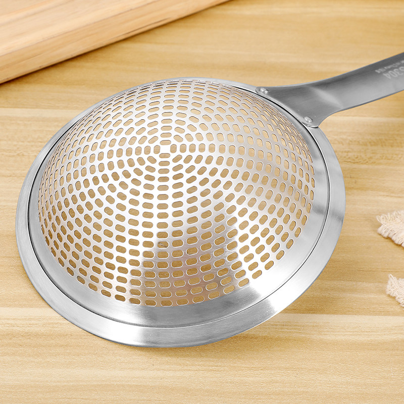 304不锈钢漏勺厨房捞油渣滤油细网筛笊篱油炸过滤网沥油捞面条勺