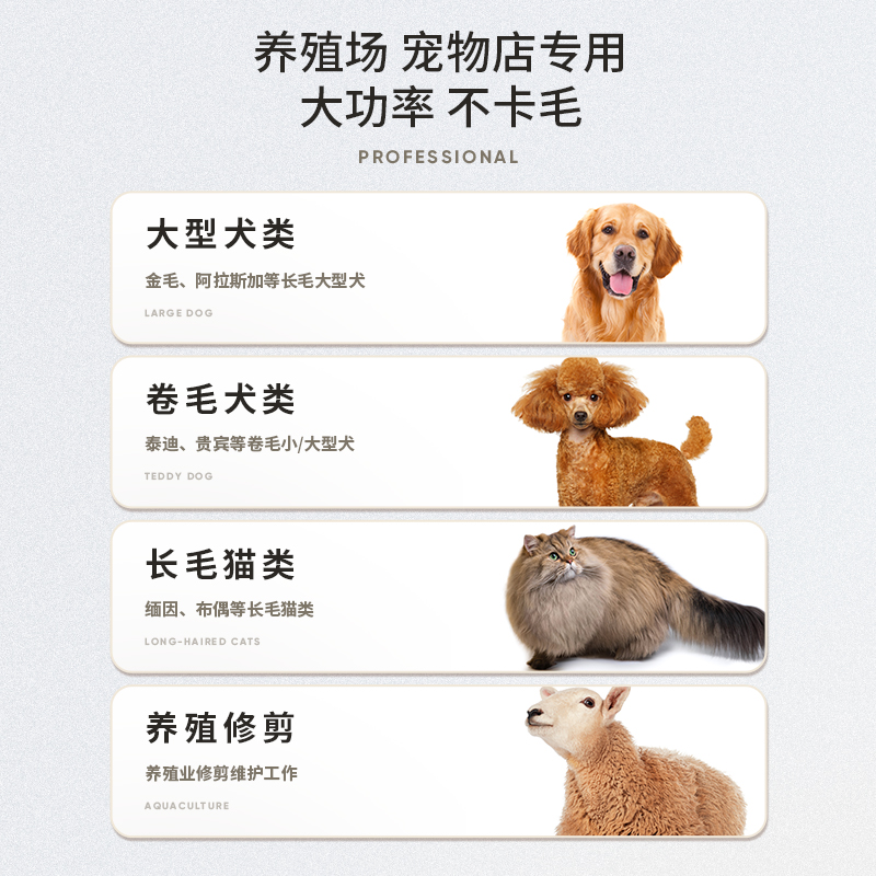 宠物狗狗剃毛器电推剪大功率电推子机宠物店大型犬