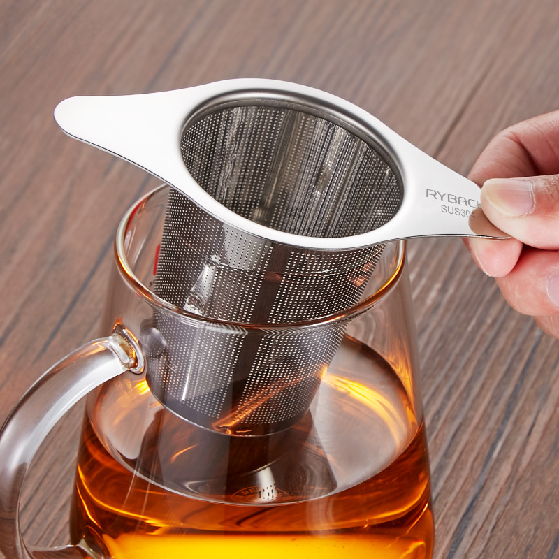 304不锈钢加厚茶漏茶壶泡茶神器茶滤茶叶过滤器茶隔茶水分离漏网