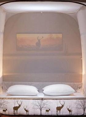 蚊帐0412a23新n款免安装蒙古包家用三门无需支架防摔儿童方便041