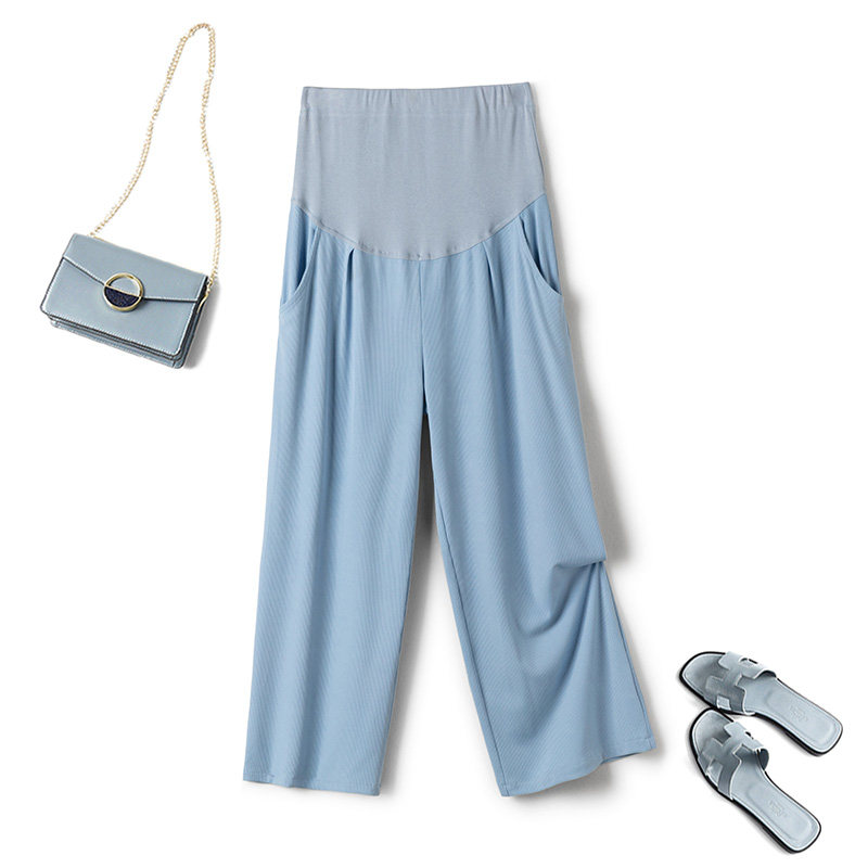 孕妇夏装托腹裤子夏季外穿宽松休闲阔腿裤怀孕九分裤韩版孕妇裤夏,孕妇装/孕产妇用品/营养,孕妇休闲裤,淘宝优惠券,粉丝福利购,淘宝优惠卷