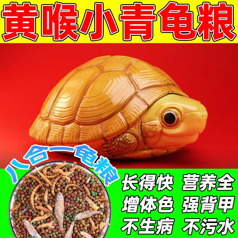 黄喉小青龟粮西非侧颈寸金拟水地图发色八合一高端饲料鱼虾干高钙图片