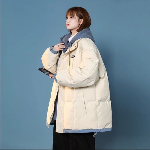 孕妇装冬季装韩版中长款上衣保暖加厚孕妇外套羽绒服棉衣棉服大衣