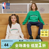 nbakids童装 儿童卫衣球队刺绣K233TS360P 秋冬男女童休闲T恤长袖