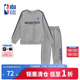 圆领运动套装 nbakids童装 男女童休闲长袖 新款 K254ST030P 2025冬季