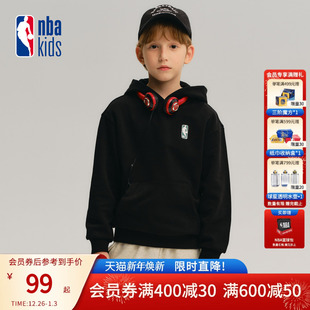 简约卫衣儿童上衣K253TH090P 男女童基础版 nbakids童装 25秋冬新款