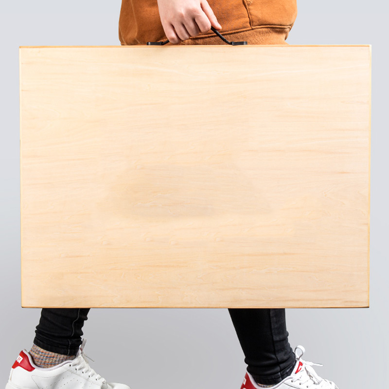 4K画板美术生专用 便携画板 素描写生半开木质儿童画架套装全套成