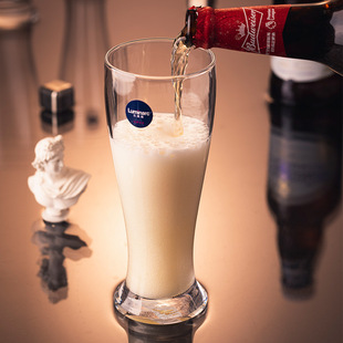 啤酒杯创意大容量玻璃酒吧专用个性网红家用扎啤杯精酿小麦酒杯