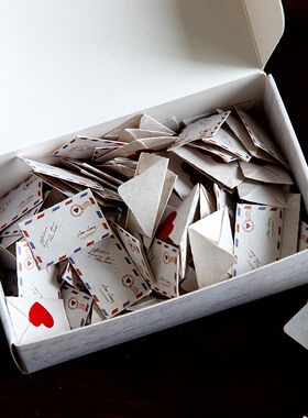 有控 情话纸条 信封信纸情书99张情话小纸条情人节告白送礼男女生