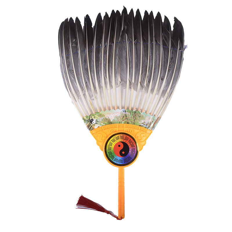 羽毛扇夏季鹅毛扇子夏天老式芭蕉手工蒲扇诸葛亮纳凉孔明扇工艺扇