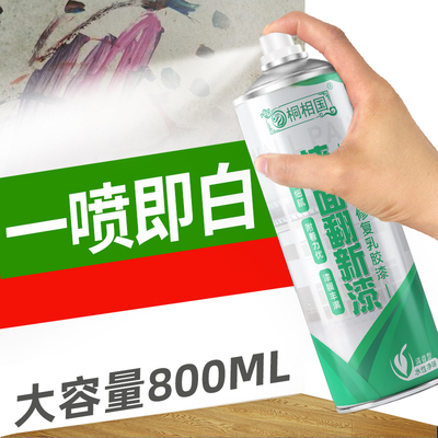 墙面自喷漆白色乳胶漆室内家用墙面修复白墙自刷涂料去污修补墙膏