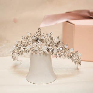 皇冠头饰儿童公高端女孩新款 头箍女童发箍发饰发卡女发夹王冠演出