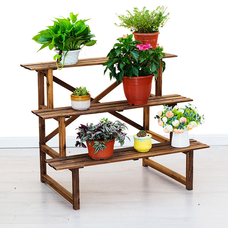 实木花架防腐落地室内植物架阳台客厅多肉花架多层户外花盆架子,住宅家具,花架/花几,淘宝优惠券,粉丝福利购,淘宝优惠卷