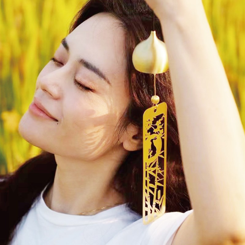 【檐语风铃】铜风铃礼盒装可包装订制可做书签送礼