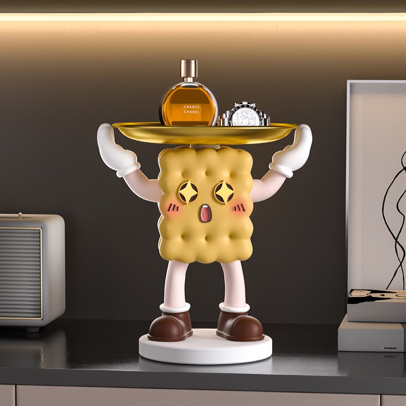 入户钥匙收纳玄关摆件桌面置物架鞋柜客厅家居装饰品乔迁新居礼物