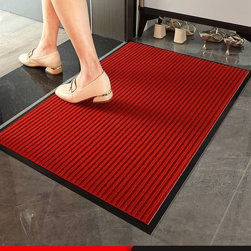 门外地垫耐脏免洗门口进门家用红色脚垫入户门垫大门防滑地毯吸水