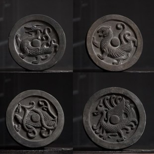 秦砖汉瓦陶器瓦当学生研学传拓体验活动专用瓦当拓印拓版拓片制作