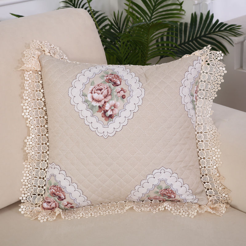 冬季加厚抱枕套靠垫床头沙发腰靠垫套办公室护腰垫沙发靠背垫套