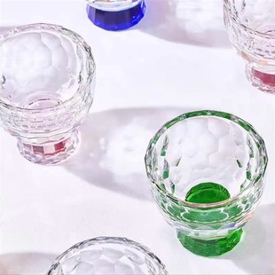 高端水晶杯家用送礼白酒杯茶杯JJJJ 六色礼盒装
