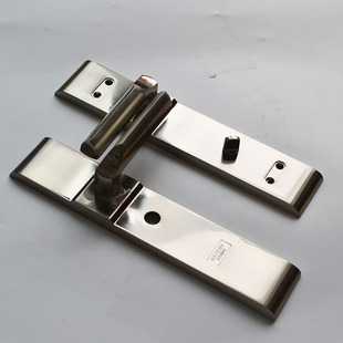 王力防盗门金色四孔把手银色4孔外壳华爵银色门把手猪耳门把