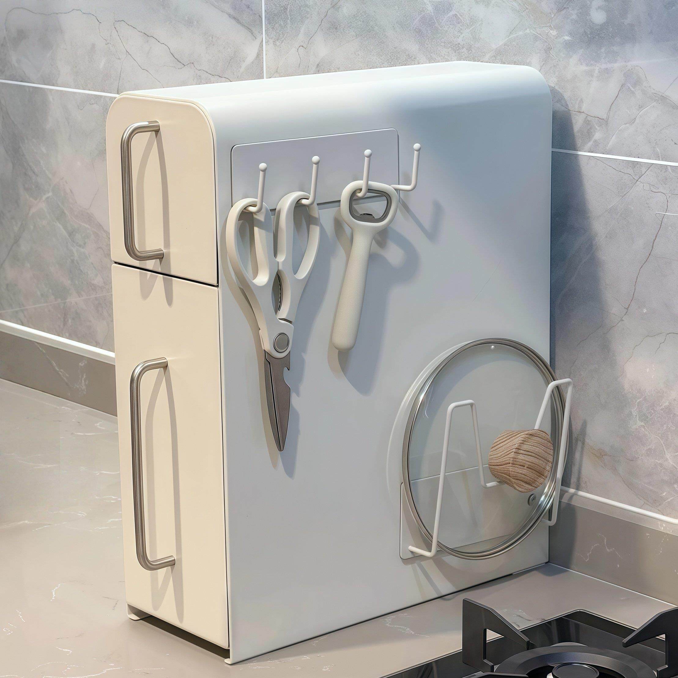 厨房调料品置物架台面调味品置物架收纳窄边家用抽拉式多层收纳柜