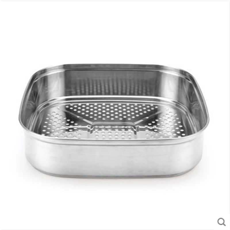 不锈钢蒸笼屉蒸架蒸屉蒸笼蒸格蒸片蒸H盘方形连体锅电热锅电火锅