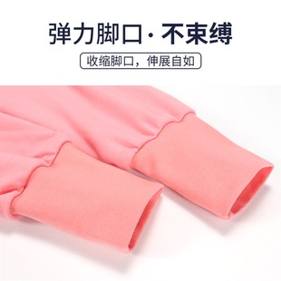 女棉裤 老人打底裤 宽松薄款 子纯棉内穿秋冬棉毛裤 保暖裤 中老年秋裤