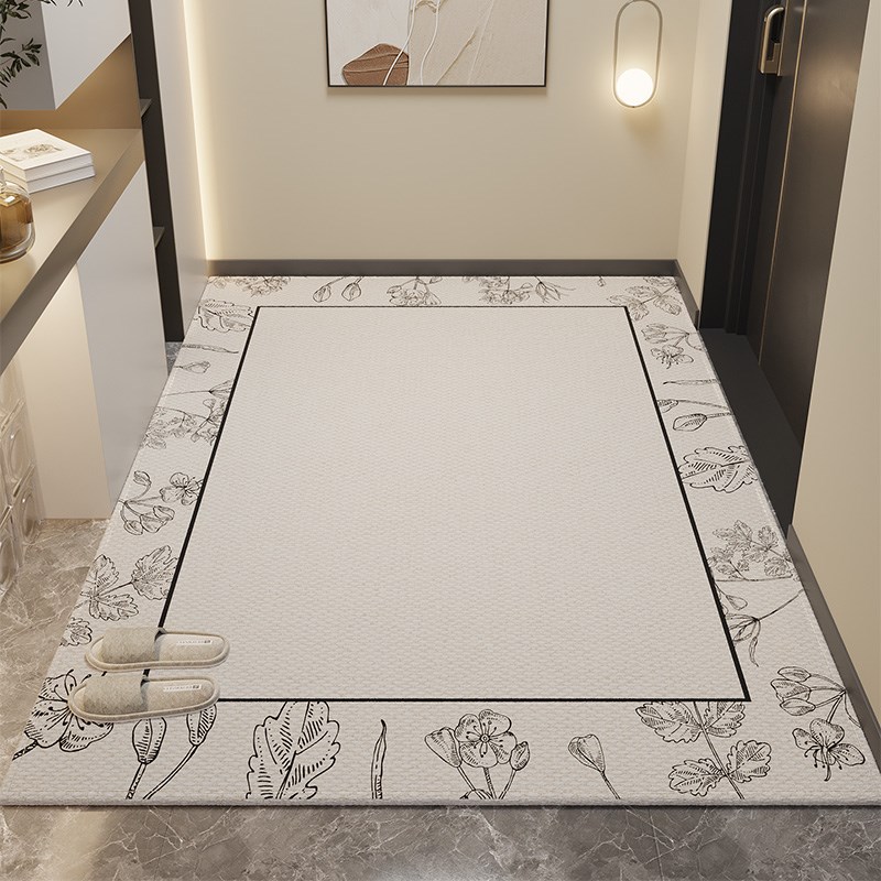 地垫入户门进门地毯门口家用门垫防滑客厅轻奢高级玄关脚垫可裁剪