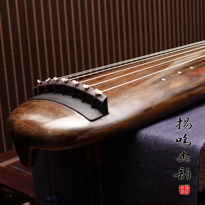 【扬鸣古琴】纯生漆古法制作 老杉木混沌初学演奏古琴 送桌送15