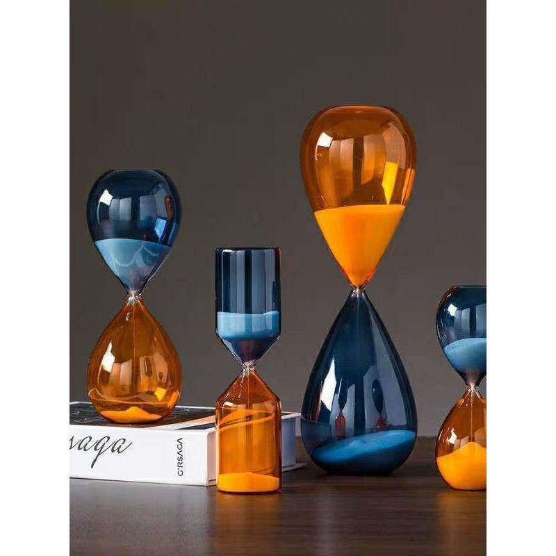 沙漏高颜值网红创意摆放书房办公室客厅家居玄关酒柜玻璃装饰摆件,3C数码配件,USB多功能数码宝,淘宝优惠券,粉丝福利购,淘宝优惠卷