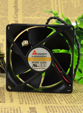 Y.S.TECH 元山 FD248025EB-N 24V 0.23A 8CM 8025变频器 散热风扇