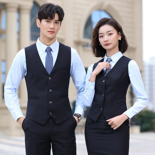 定制酒吧KTV足浴台球厅工作服服务员男女马甲衬衫裙子休闲裤套装