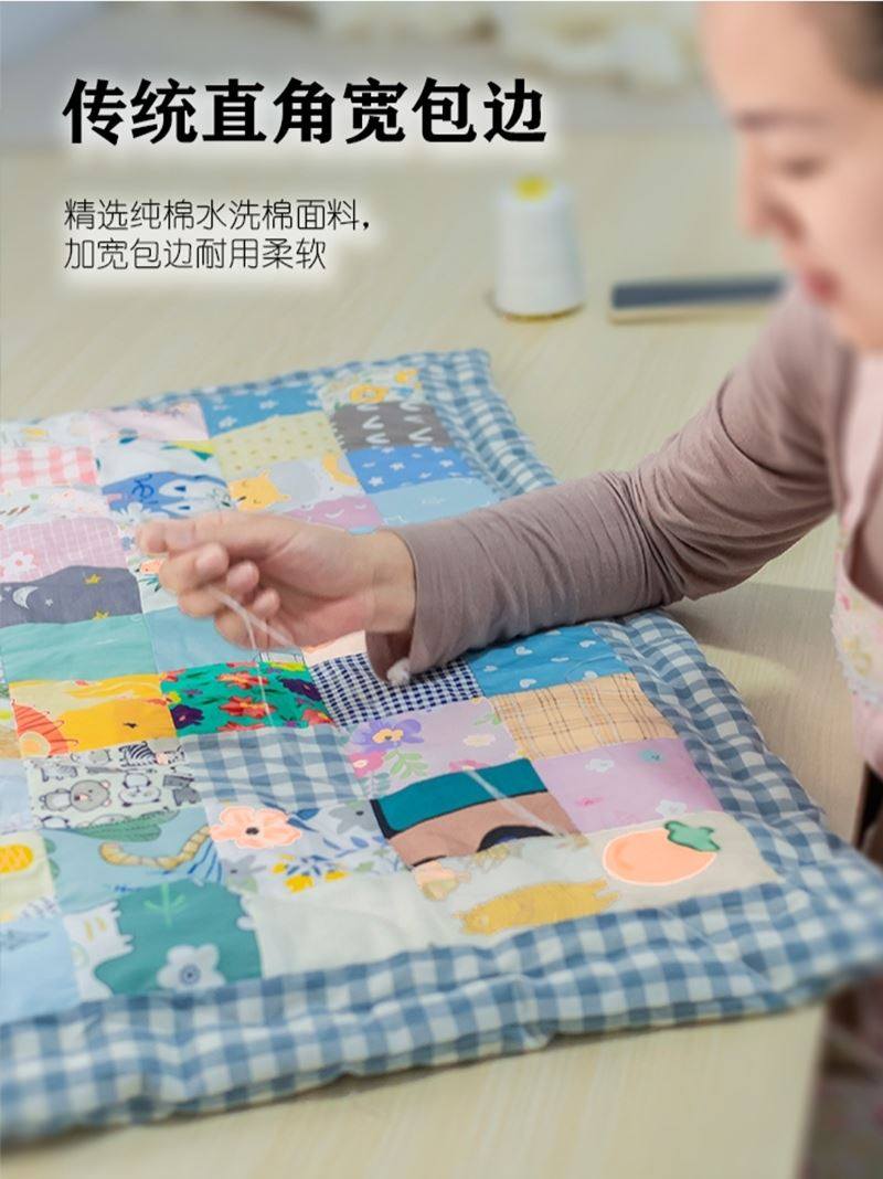 宝宝百家布新生婴儿百家被儿被子冬季婴儿床棉花被子冬天成品手工,婴童用品,被子/被芯,淘宝优惠券,粉丝福利购,淘宝优惠卷