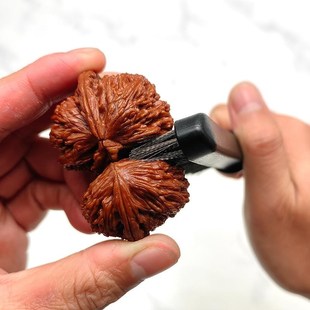 藏锋文玩钢丝刷子清理包浆冰砂海棠刷土豪丝金刚头尾核桃缝隙清理