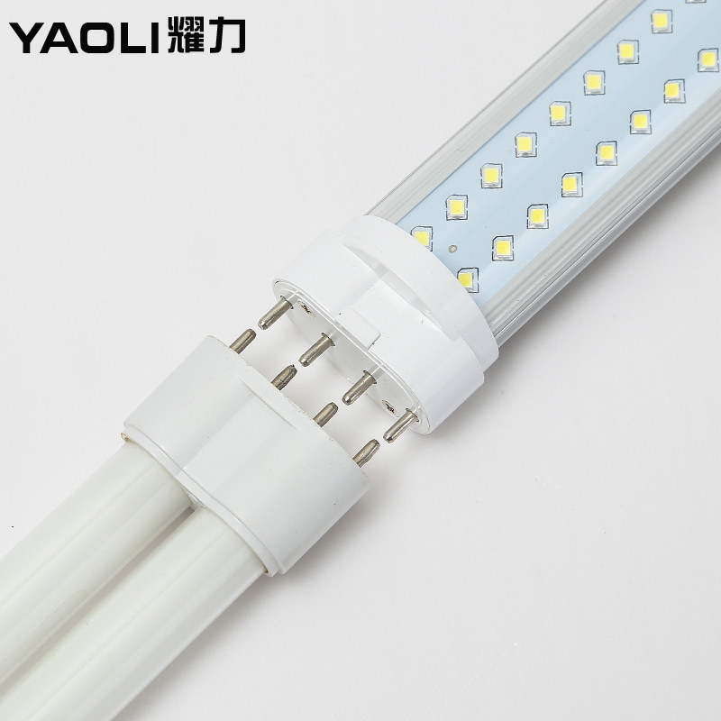 耀力led节能灯管四脚台灯4针改造吸顶灯日光灯管免镇流器h型H管,家装灯饰光源,LED灯管,淘宝优惠券,粉丝福利购,淘宝优惠卷
