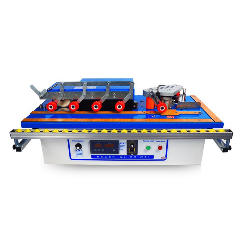全自动封边机小型家装家用曲直线封修抛光一体机曲直两用款邮