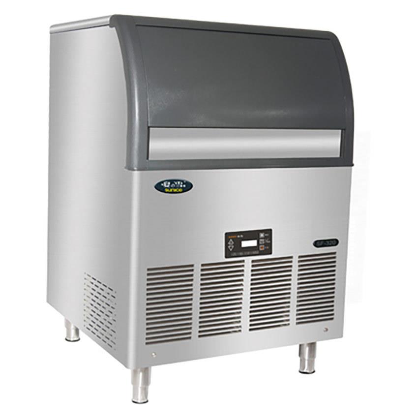 制冰机SF250水吧饮品店咖啡店方块冰产冰量115kg圆弧型制冰
