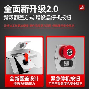 台式 厨乐趣新款 甘蔗榨汁机商用摆电动榨甘蔗汁机全自动甘蔗机摊