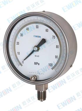 不锈钢精密压力表/标准/测试YB-150BH0.25级150mm耐腐蚀