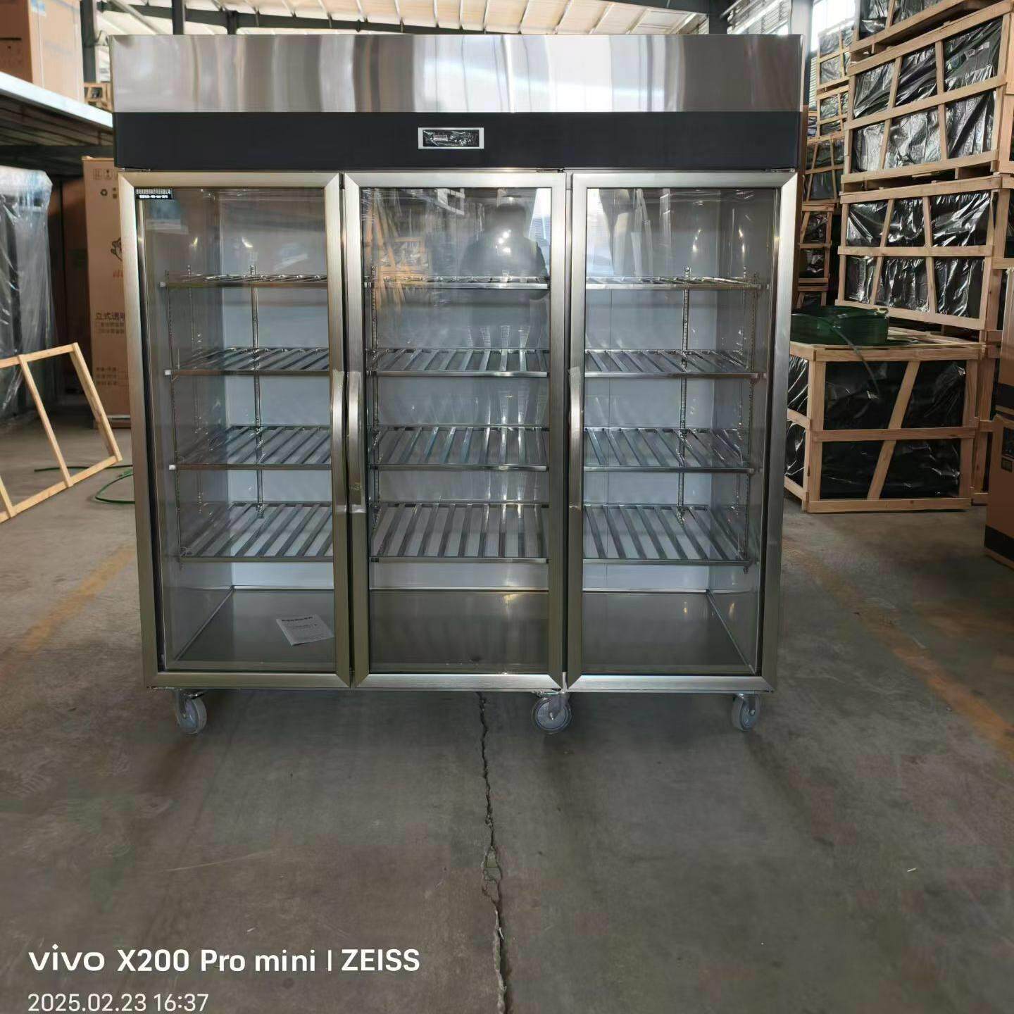 铝合金门商用冷藏柜展示柜水果蔬菜火锅保鲜柜点菜柜中空玻璃门